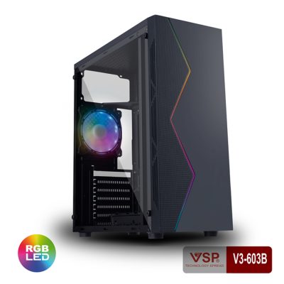 PC văn phòng giá rẻ SGCVP002 13 Case VSP V3-603B Đen