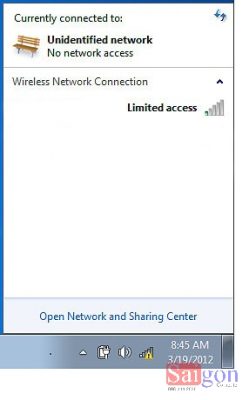 Hướng dẫn sửa lỗi wifi bị Limited Access