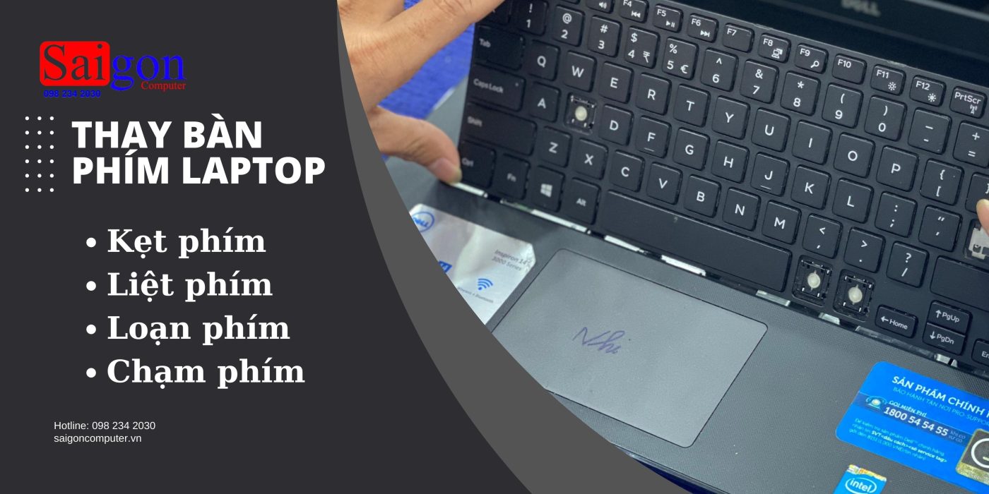 Thay bàn phím laptop tại TP HCM