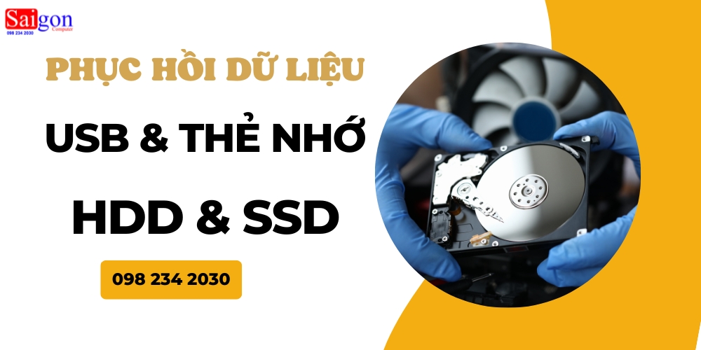 Dịch vụ phục hồi dữ liệu chuyên nghiệp tại TP Hồ Chí Minh