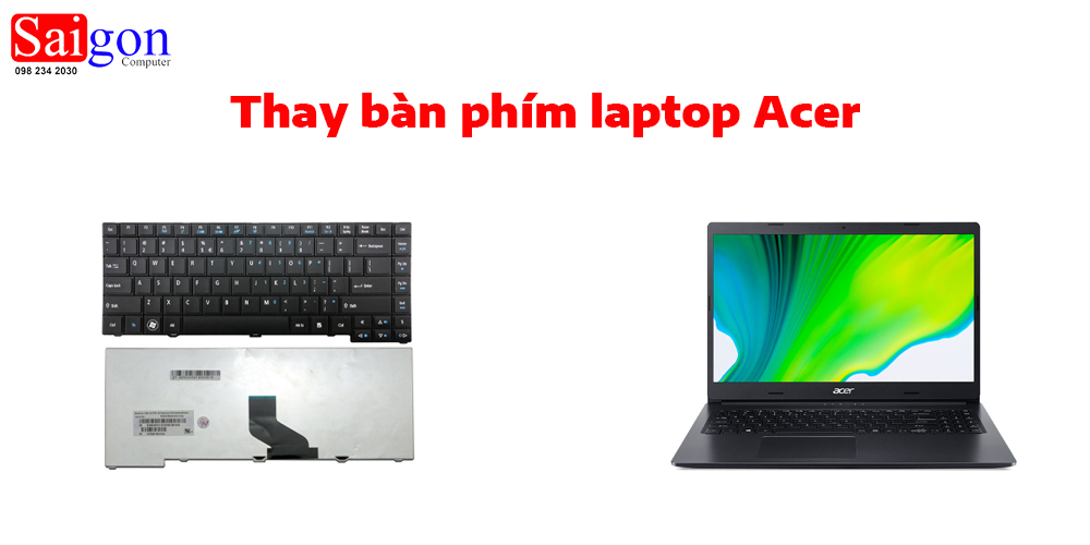 thay ban phim laptop acer