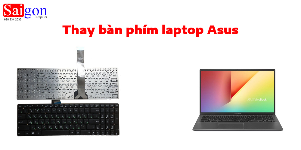 thay ban phim laptop asus