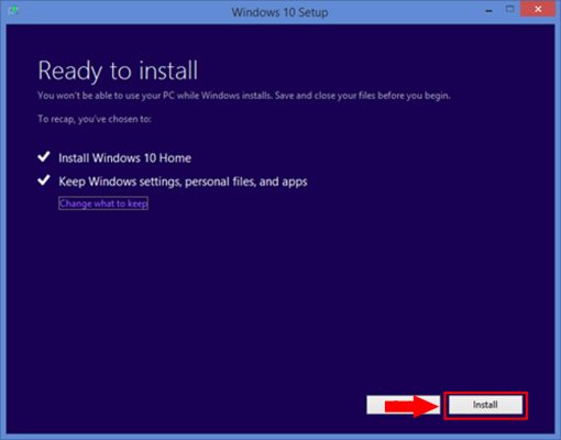 Hướng dẫn nâng cấp lên Windows 10 bằng Media Creation Tool 6 Hướng dẫn nâng cấp lên Windows 10 bằng Media Creation Tool