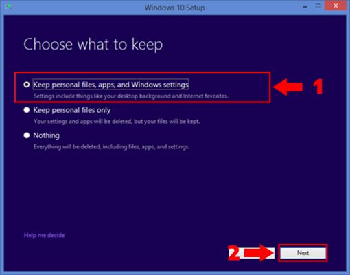 Hướng dẫn nâng cấp lên Windows 10 bằng Media Creation Tool 7 Hướng dẫn nâng cấp lên Windows 10 bằng Media Creation Tool