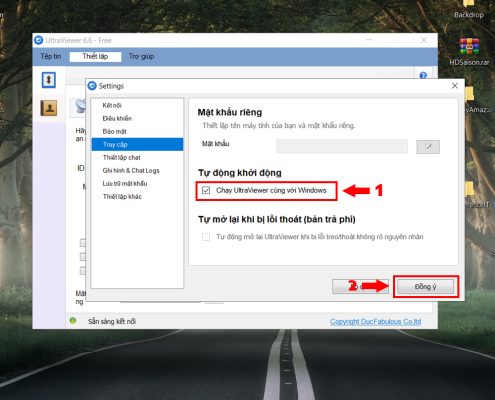 Hướng dẫn tắt Ultraviewer khởi động cùng windows 5 Hướng dẫn tắt Ultraviewer khởi động cùng windows